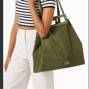 STAUD Grande Tote Bag in Suede